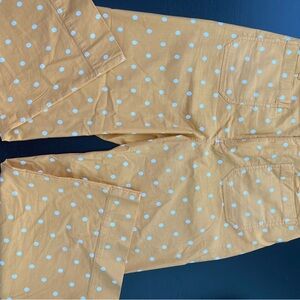 Anthropologie Maeve Polka Dot Pants